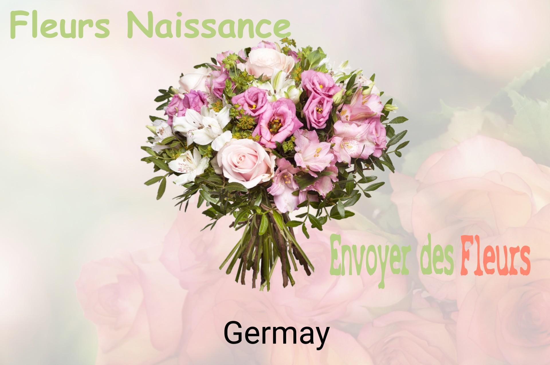 Bouquet de fleurs de naissance livré à Germay